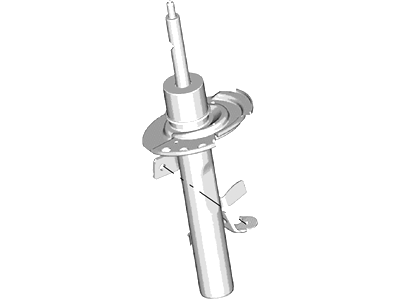 Ford FV6Z-18124-C Shock Absorber Assembly - Front