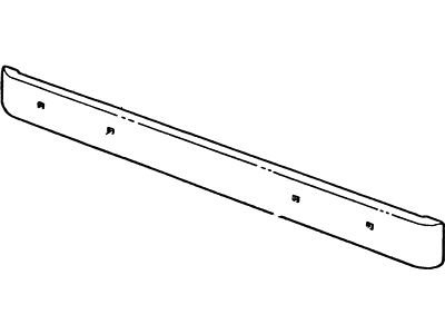 1987 Ford Bronco Bumper - F2TZ-17906-B