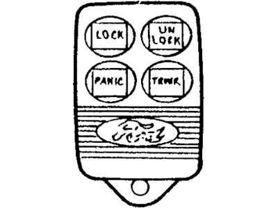 1998 Lincoln Mark VIII Car Key - F8OZ-15K601-BA