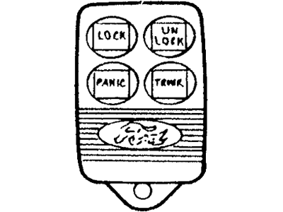 1997 Lincoln Mark VIII Car Key - F8OZ-15K601-BA