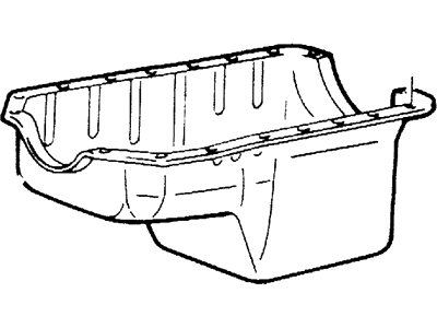 1988 Mercury Sable Oil Pan - F68Z-6675-AB