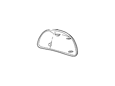 2001 Ford F-250 Super Duty Mirror Cover - 4C3Z-17D742-BAA