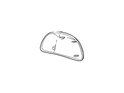 Ingot Silver Mirror Covers For 2017-2019 Ford F250-F550 Super Duty - Torox UX Paint