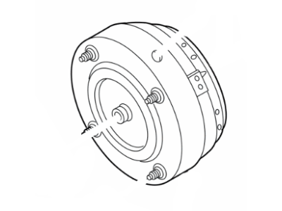 2002 Lincoln Blackwood Torque Converter - 1L7Z-7902-BARM