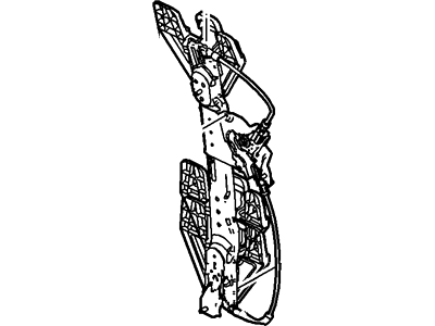 Ford Police Interceptor Sedan Window Regulator - 8A5Z-5427009-B