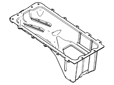 2008 Mercury Mountaineer Oil Pan - 6L2Z-6675-AA