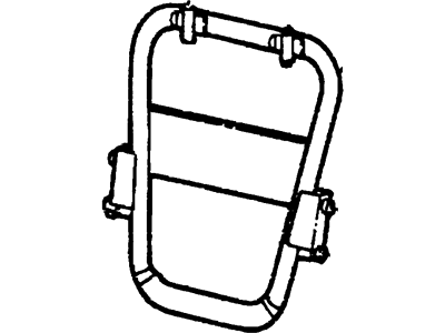 F85Z7866800AA Ford Pad Rear Seat Back Illustration 1 of 1