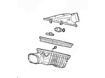 Ford 2U2Z-9601-BA Element Assy - Air Cleaner