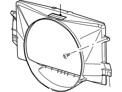 Ford 2L3Z-8146-BA Shroud - Radiator Fan