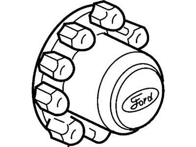 Ford F-450 Super Duty Wheel Cover - 3C3Z-1130-DA