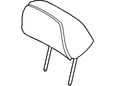 Ford BC3Z-25611A08-A Head Rest Assembly