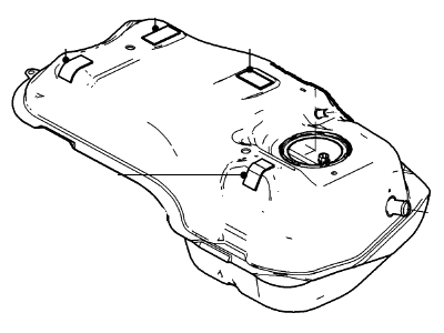 Ford 7L8Z-9002-A Fuel Tank Assembly