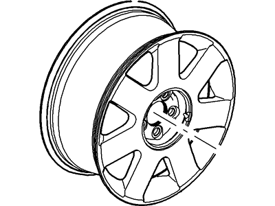 Ford 3W4Z-1007-BA Wheel Assembly