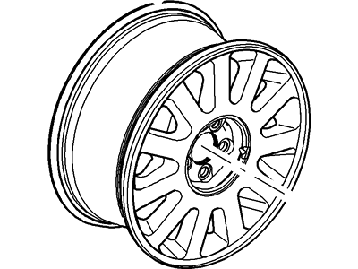 Ford 4W4Z-1007-CA Wheel Assembly