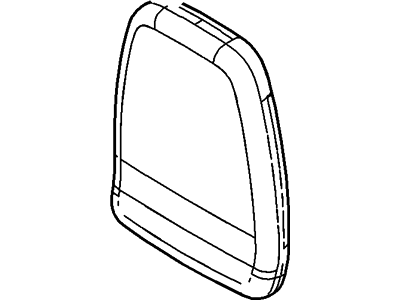 Ford AE9Z-74501A04-EA Cover Assembly - Rear Seat Headrest