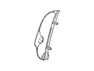 Mercury Mystique Window Regulator - F5RZ-5423208-A