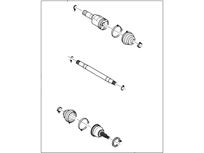 Ford 1L2Z-4K138-CB Shaft Assembly