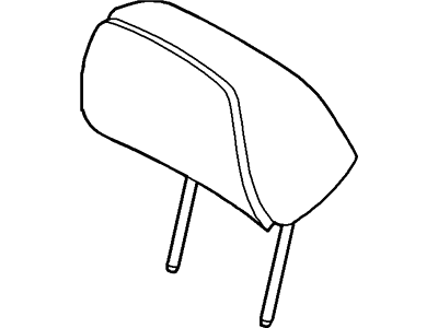 Ford CU5Z-25611A08-A Head Rest Assembly