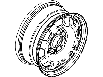 Ford AL3Z-1015-A Wheel Assembly