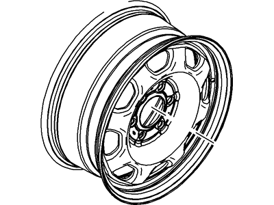 Ford AL3Z-1015-BCP Wheel Assembly