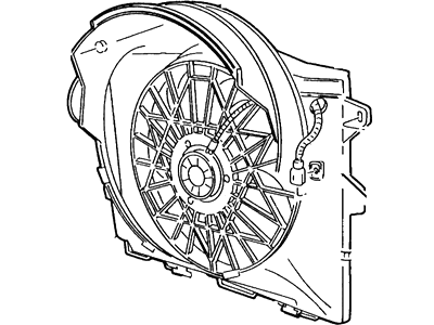 Ford Crown Victoria Engine Cooling Fan - 1W7Z-8C607-AA