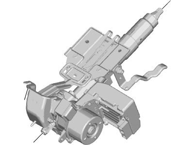 Ford C1BZ-3C529-A Column Assembly - Steering