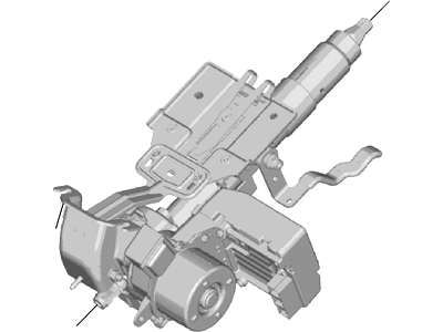 Ford Fiesta Steering Column - C1BZ-3C529-C