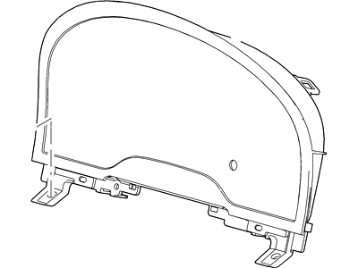 Ford 3F2Z-10890-BA Mask - Fuel And Temperature Gauge