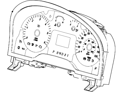 Ford Freestar Instrument Cluster - 5F2Z-10849-DA