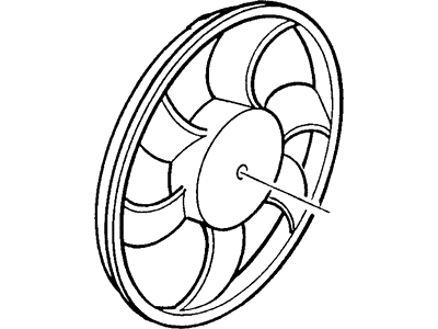 Ford E6DZ8600A Fan Assembly