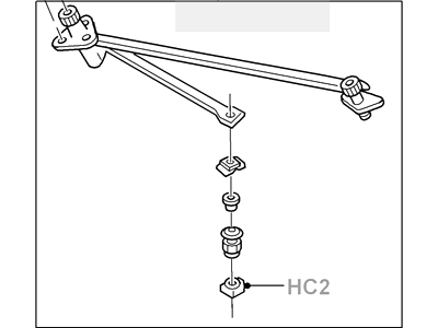 Ford 3R3Z-17566-AA Arm And Pivot Shaft