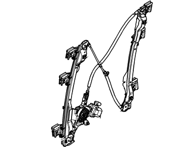 2009 Ford Focus Window Regulator - 8S4Z-5423200-BA