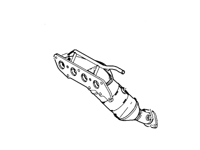 2004 Ford Focus Catalytic Converter - 3S4Z-5G232-CD