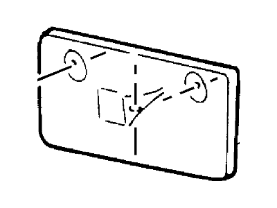Ford 1L5Z-17A385-BAA Bracket - License Plate