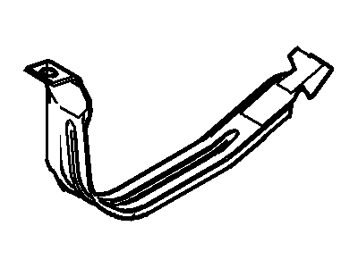 Ford Explorer Fuel Tank Strap - 6L2Z-9054-BA