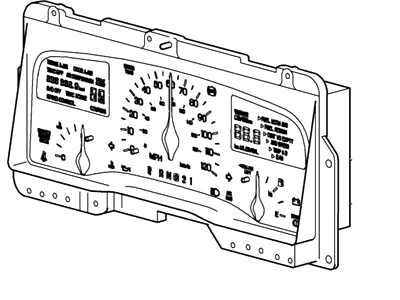 Ford 1W1Z-10849-AB Instrument Cluster