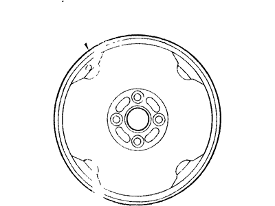 Ford F7CZ-1007-AAA Wheel Assembly