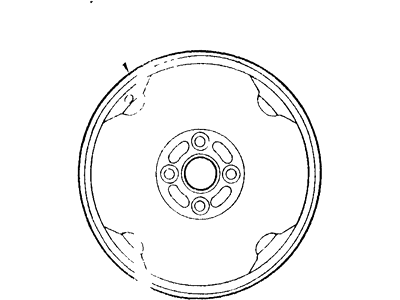 Mercury Tracer Spare Wheel - F8CZ-1007-BA