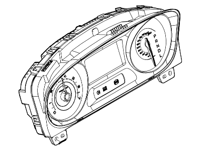 Ford CT4Z-10849-EA Instrument Cluster