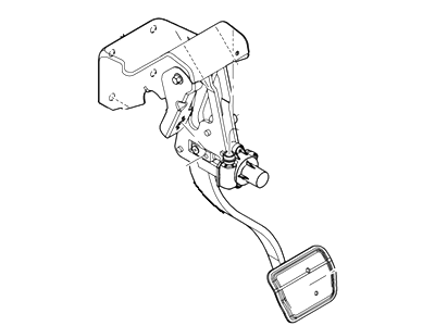 Ford 2L1Z-2455-BA Pedal Assembly - Brake