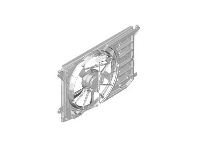 Ford Fusion Engine Cooling Fan - DS7Z-8C607-A
