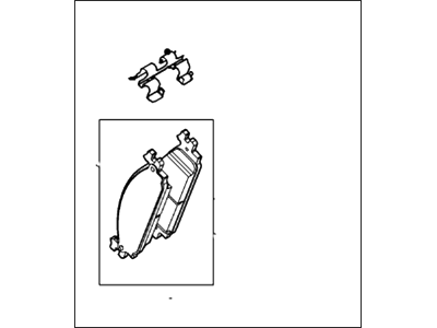 2009 Lincoln MKS Brake Pads - 8A8Z-2001-A