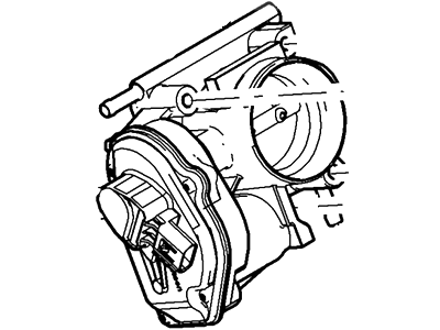 Ford 5M6Z-9E926-CA Throttle Body And Motor Assembly