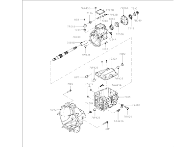 2006 Ford Mustang Transmission Assembly - 6R3Z-7003-A