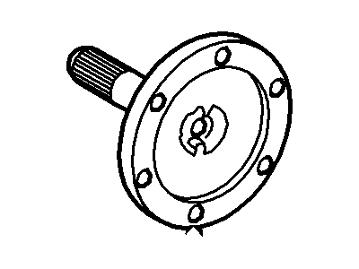 2005 Ford Expedition Axle Shaft - 4L1Z-3220-AA