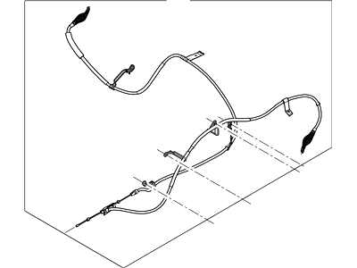 Ford 6C3Z-2A635-FB Cable Assy - Parking Brake