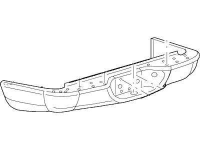 2003 Ford Explorer Sport Trac Bumper - 1L5Z-17B807-AAA