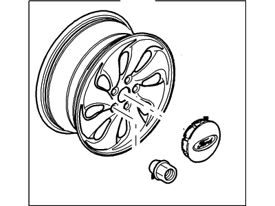 2005 Ford Explorer Spare Wheel - 2L2Z-1007-AB