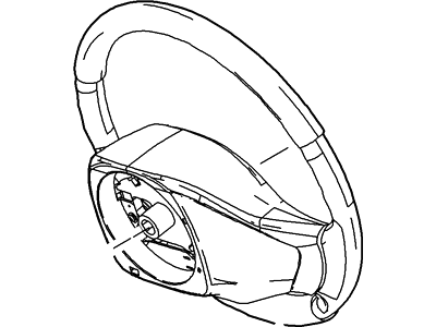 Ford 6W1Z-3600-AD Steering Wheel Assembly