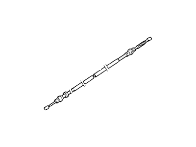 Mercury Cougar Parking Brake Cable - F8RZ-2A635-GA